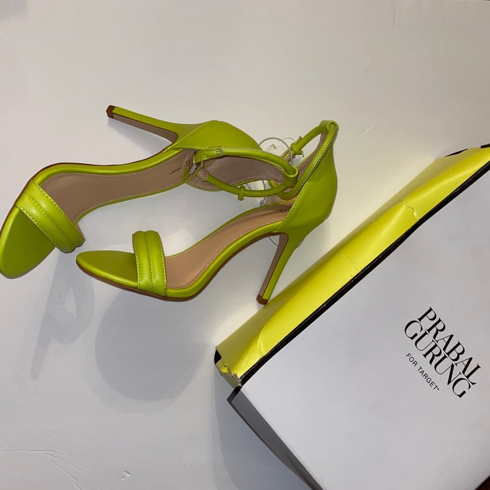 Prabal Gurung for Target lime green heel - Picture 6 of 6